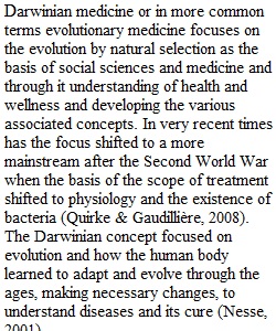 Week 3 Paper 1 Darwinian Medicine_Medical Anthropology